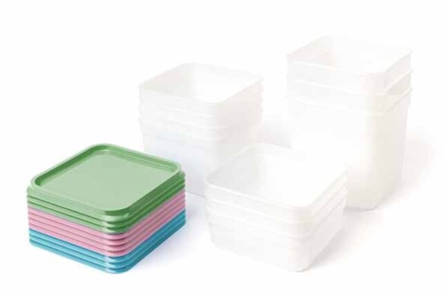 Amuse Airtight Container Set10 3x400 Ml - 4x750 Ml - 3x1200 Ml