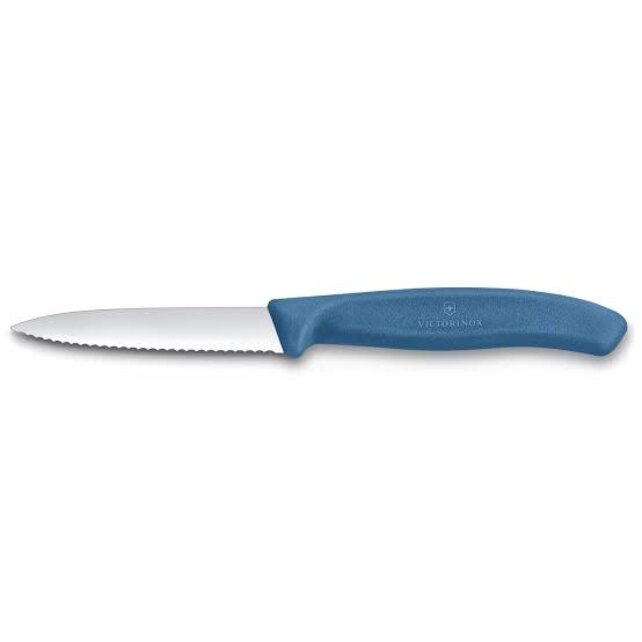 Victorinox Kitchen Paring Knife Serrated with Ultra-Sharp Blade - Point Edge - 8 cm