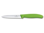 Victorinox Küchen-Schälmesser mit Wellenschliff – Spitze – 10 cm
