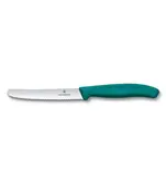 Victorinox Swiss Classic Tomato and Table Kitchen Knife - Serrated - Round Edge - 11 cm