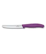 Victorinox Swiss Classic Tomato and Table Kitchen Knife - Serrated - Round Edge - 11 cm