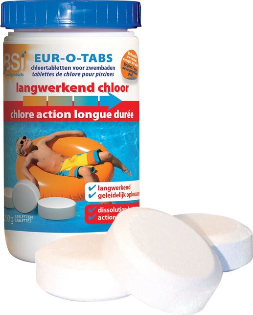 BSI Pastilles de Chlore à Dissolution Lente pour Piscines & Spas