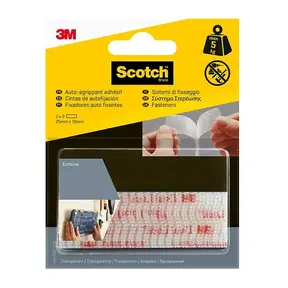 Scotch Extreme Fasteners 25x75mm 2 Sets Transparant