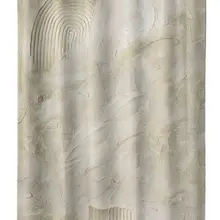 Shower Curtain Art 180×200 cm (brown)