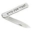 Icel Icel Farmer's Pocket Knife "Shabbes Kodesh" Engraved