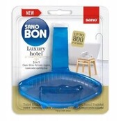 Sano Bon Toiletblok 5-in-1 – reinigt, desinfecteert, kleurt water en voorkomt kalkaanslag