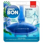 Sano Bon Toiletblok 5-in-1 – reinigt, desinfecteert, kleurt water en voorkomt kalkaanslag