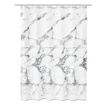 Kleine Wolke Shower Curtain Textile MARBLE Anthracite 180 X 180 Cm