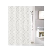 Kleine Wolke Duschvorhang Linja 180 x 200 cm, Cream