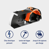 Edialux Elektronische Rattenfalle (USB-aufladbar)
