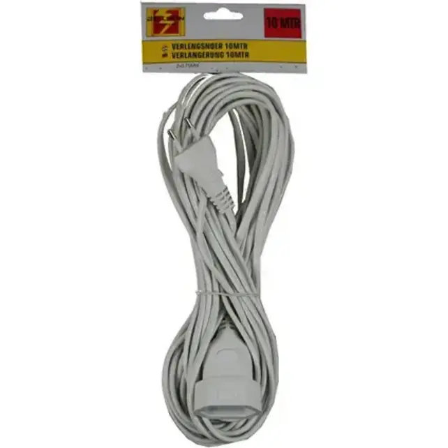 Benson Extention Cord Flat 2x0.75 10m