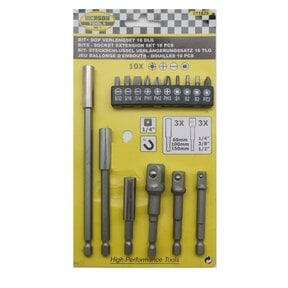 Benson Bits - Socket Extention Set 16pcs