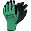 Benson Benson Working Gloves Latex Crinkle Green Black Size 9