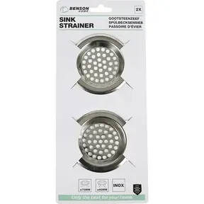 Benson Sink Srainer Stainless Steel 2pcs