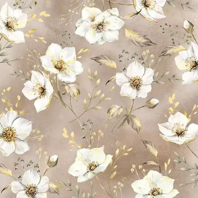 IHR Napkins Golden Gala Cream