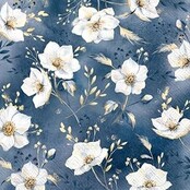IHR Napkins Golden Gala Blue
