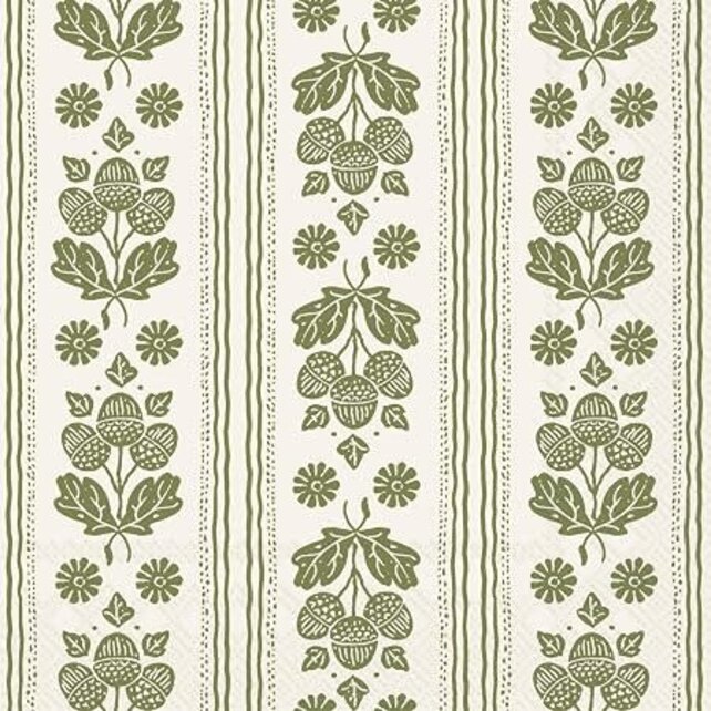 IHR Napkins Autumn Wallpaper Green