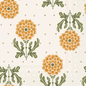 IHR Napkins Simple Flower Yellow