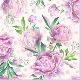 IHR Napkins Daphne Cream Rose