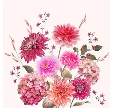IHR Napkins Autumn Bouquet Cream