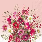 IHR Napkins A Touch Of Christmas Rose