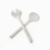 Waterdale Resin Salad Servers – Couverts à salade modernes avec manches en résine