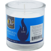 Ohr 1-Day Tumbler Yahrzeit Candle