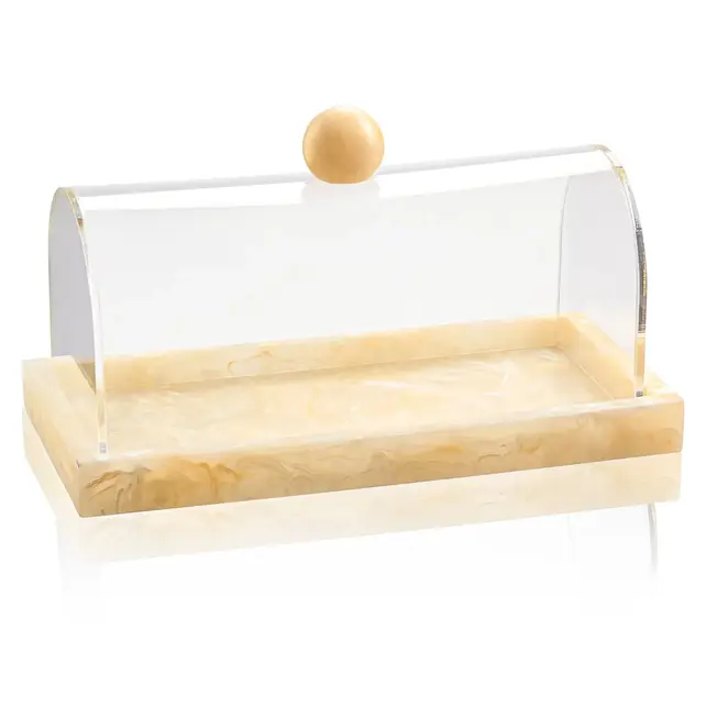 Waterdale Cake Dome Rectangular Resin Small