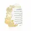 Waterdale Waterdale Rosh Hashana Simanim Card Pomegranate Gold
