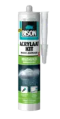 Bison Acrylaatkit Wit 300 ml – Overschilderbaar, Weerbestendig voor Binnen en Buiten