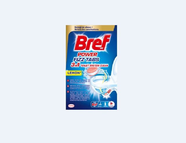 Bref  WC Power Tabs 3 in 1 8x22.5gr Lemon