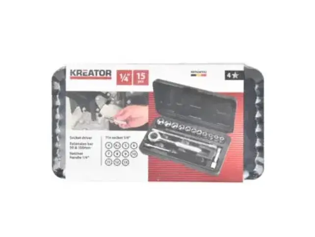 Kreator Dopsleutelset 15st