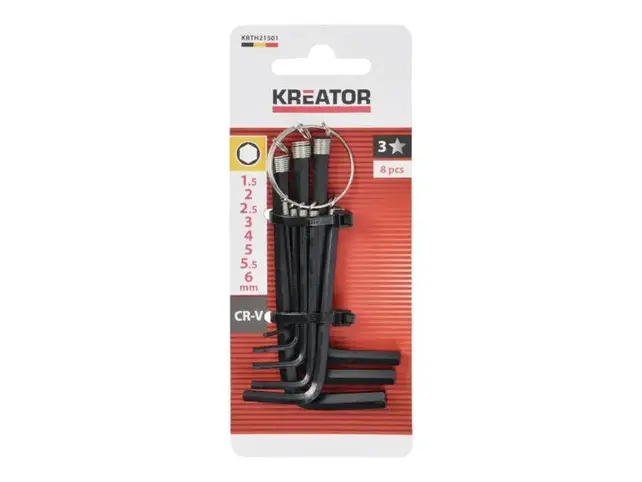 Kreator Zeskantsleutel Ring 1.5-6 8st