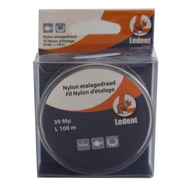 Ledent Nylon Display Wire – Colourless, High Tensile Strength, Multi-Purpose