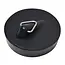 Washbasin Stops, Black Rubber
