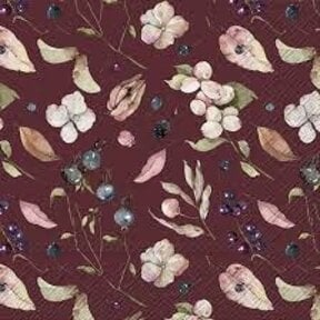 IHR Napkins Aurelia Bordeaux