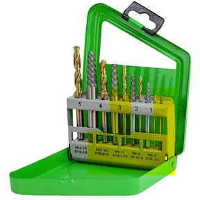 Benson Extractor + Left Hand Drill Bit Set 10pcs