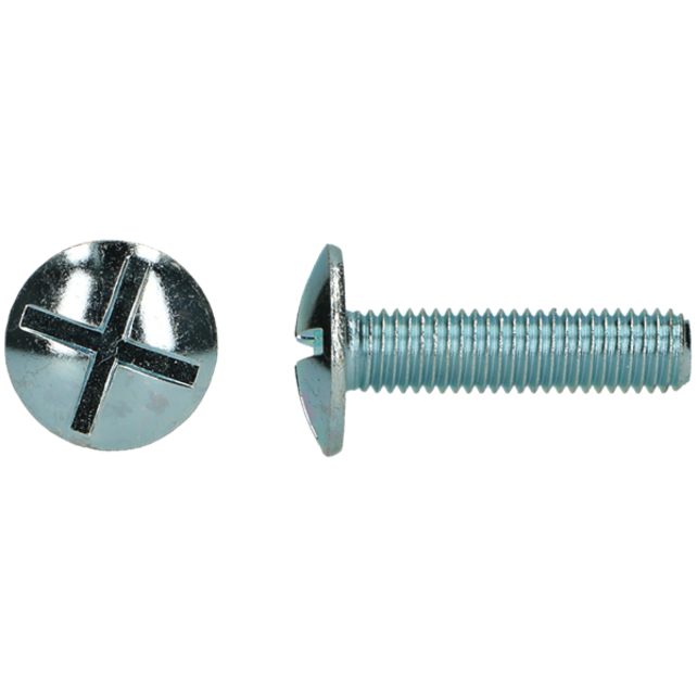 PGB Roofing Bolts Double Slotted with nuts