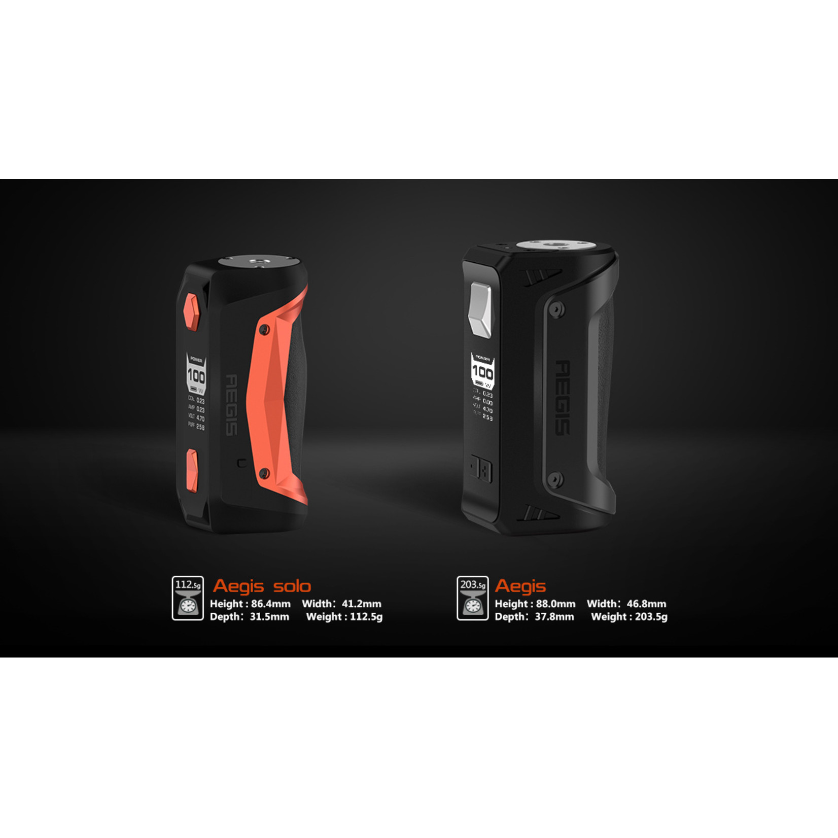 GeekVape AEGIS Solo 100W TC Box Mod von GeekVape