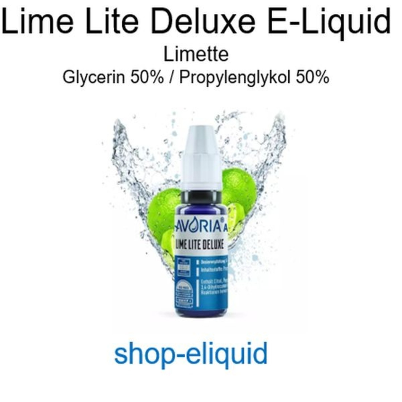 shop-eliquid Limette Deluxe E-Liquid 10-100ml