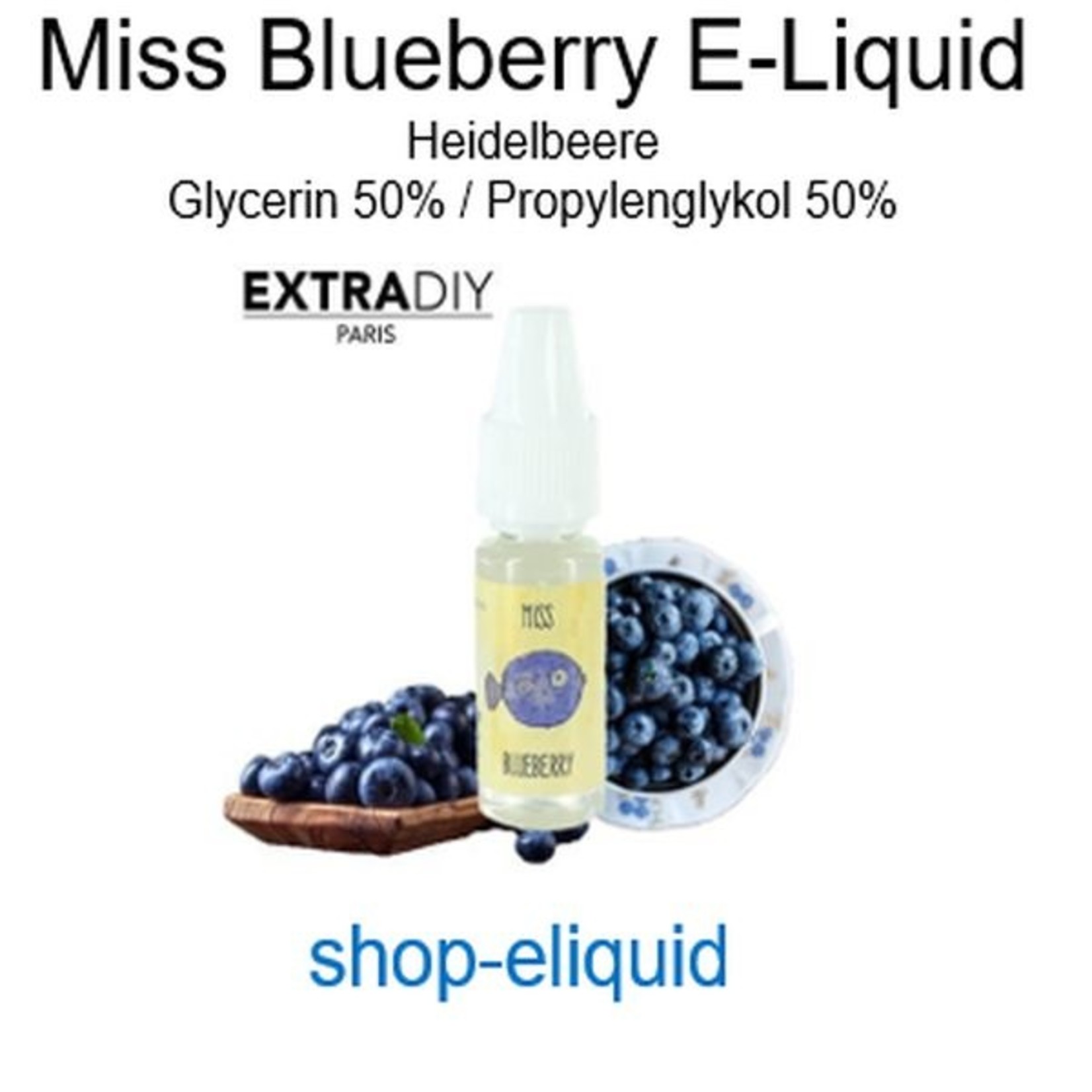 shop-eliquid Miss Blueberry E-Liquid 10-100ml