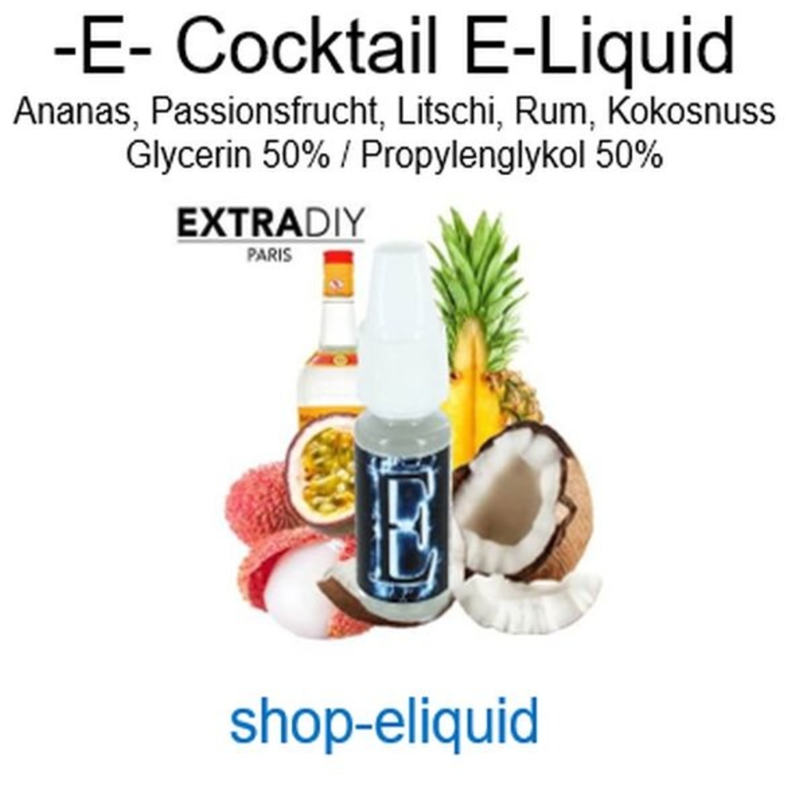 shop-eliquid -E- Mehrfrucht Cocktail E-Liquid 10-100ml