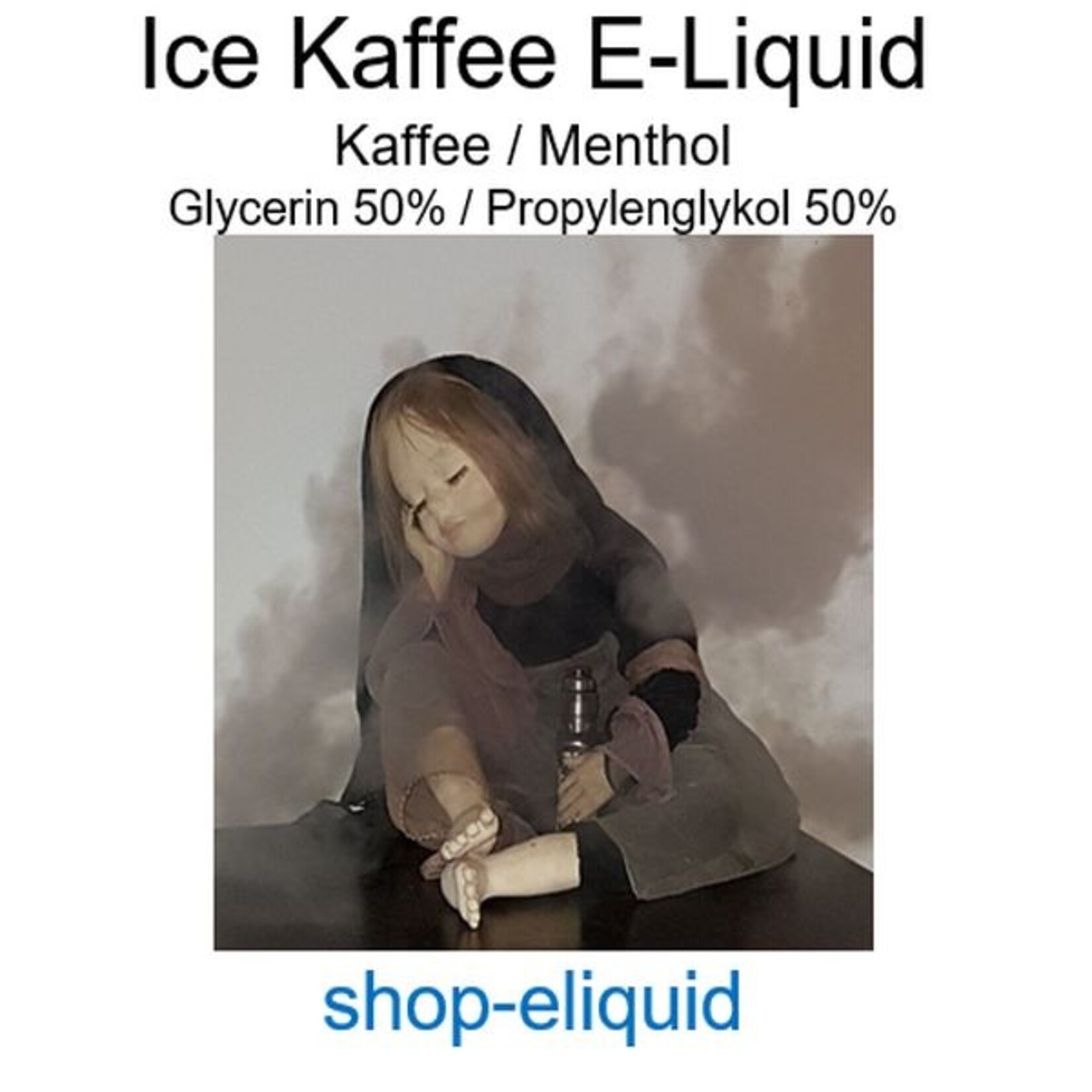 shop-eliquid Ice Kaffee E-Liquid 10-100ml