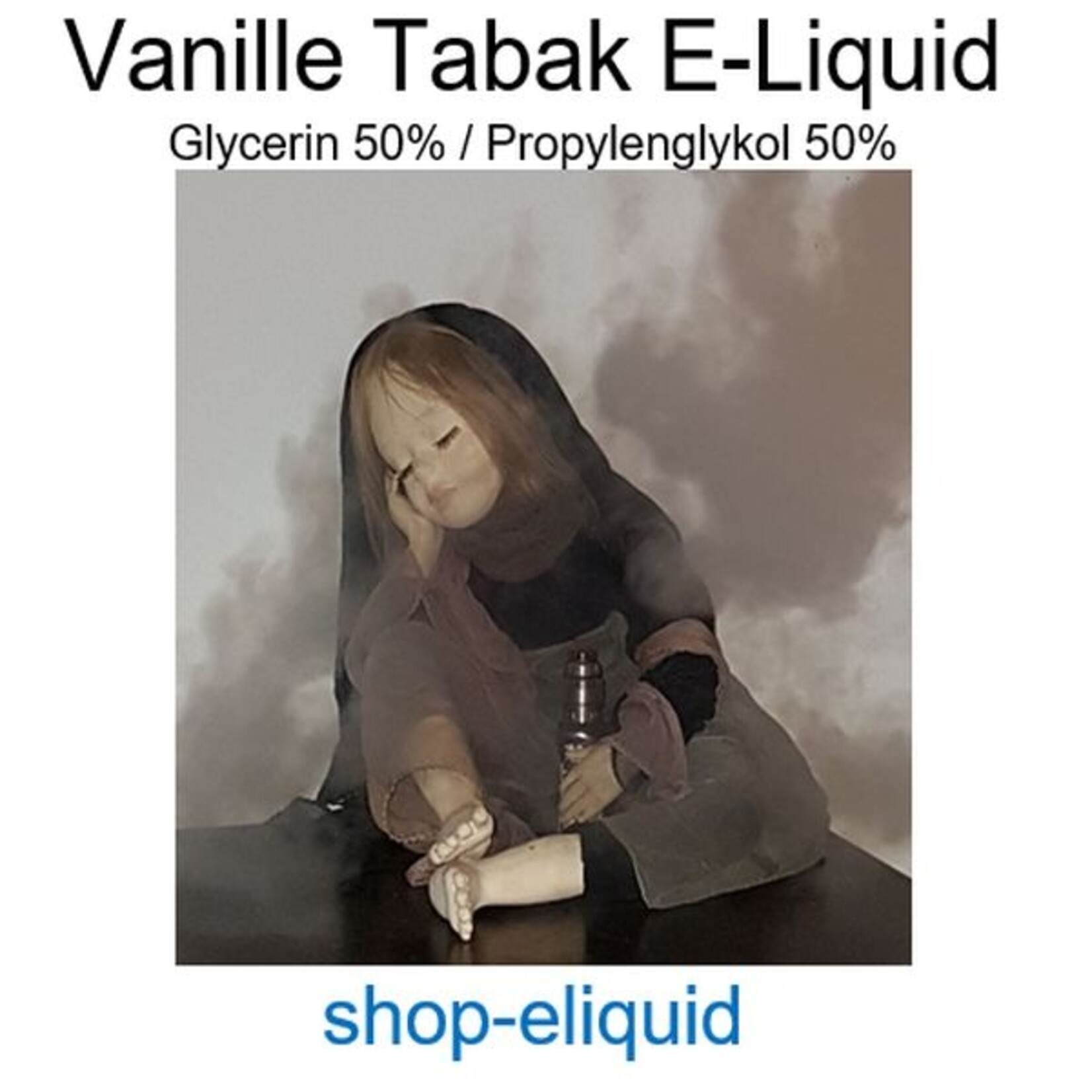 shop-eliquid Vanille-Tabak E-Liquid 10-100ml