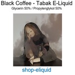 shop-eliquid Black Coffee-Tabak E-Liquid 10-100ml