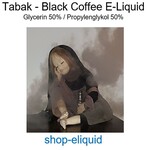 shop-eliquid Tabak-Black Coffee E-Liquid 10-100ml
