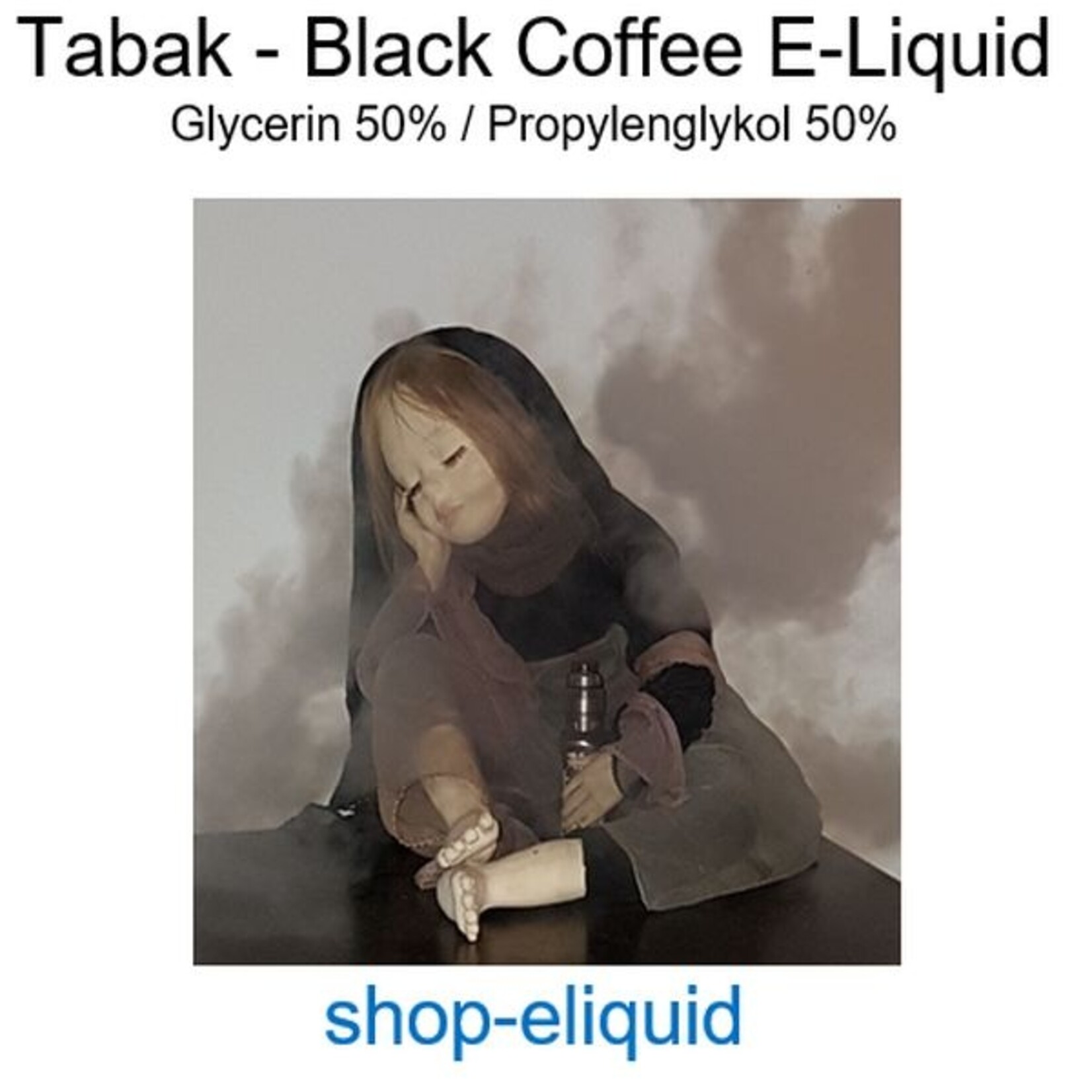 shop-eliquid Tabak-Black Coffee E-Liquid 10-100ml