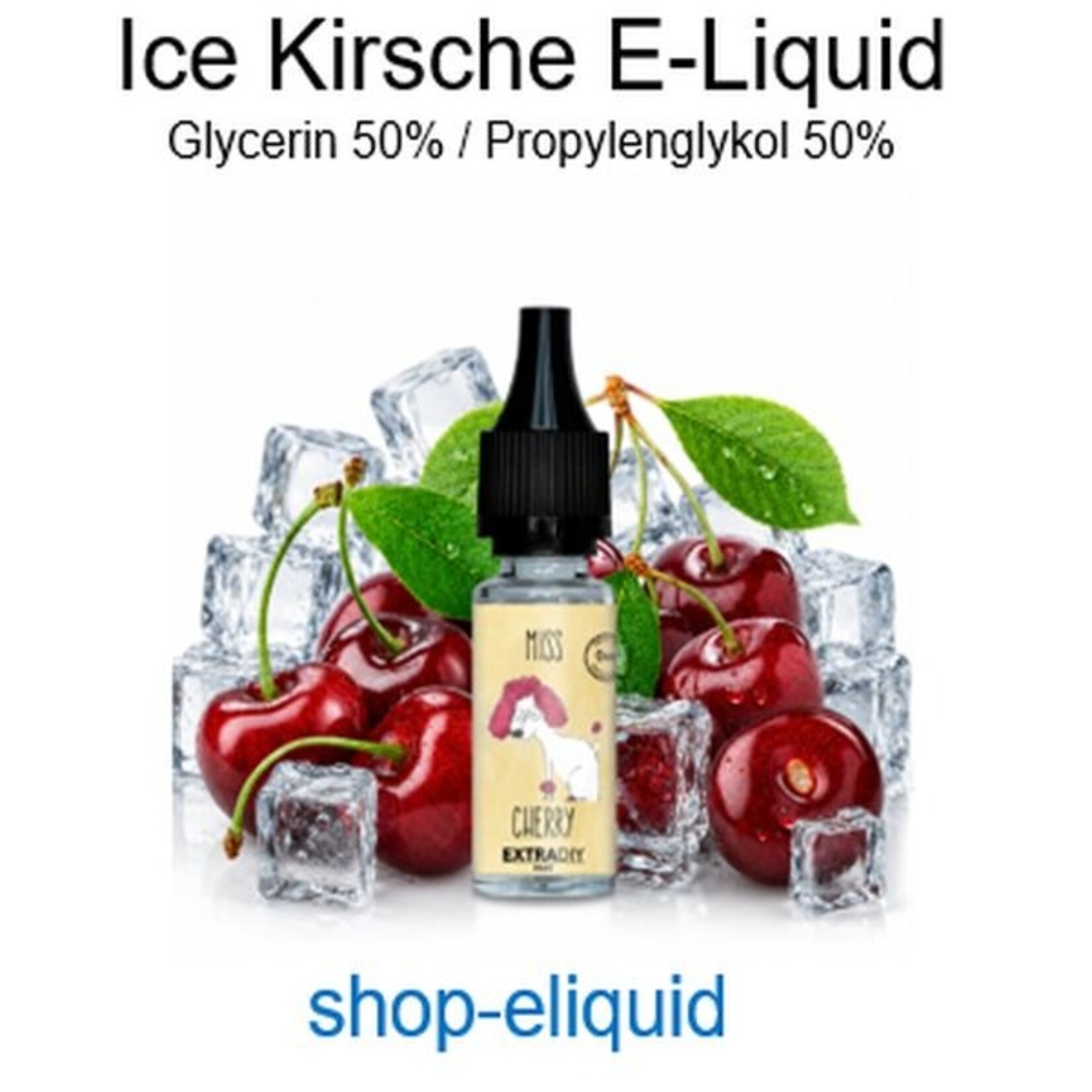 shop-eliquid Ice Kirsche E-Liquid 10-100ml