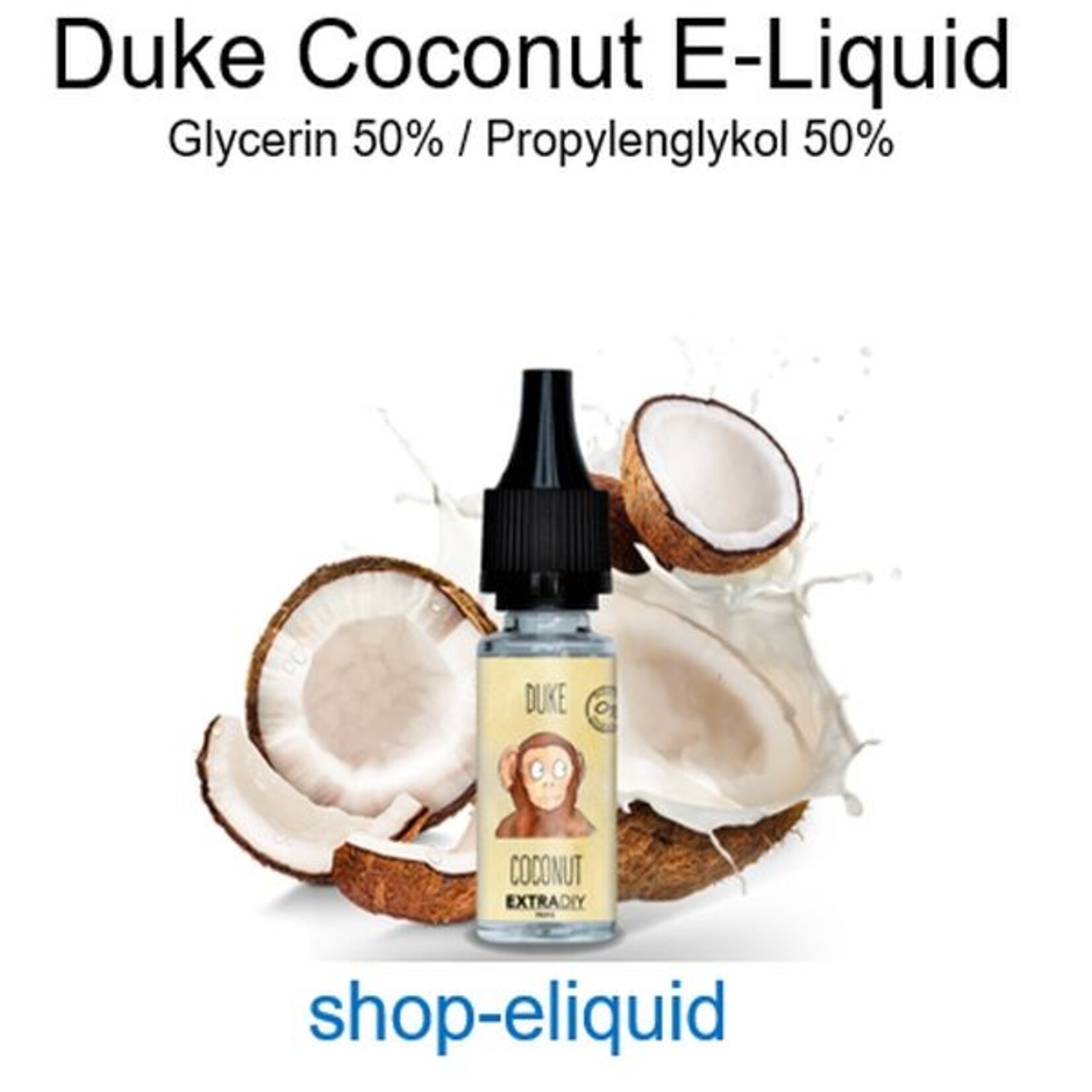 shop-eliquid Duke Coconut Kokosnuss E-Liquid 10-100ml
