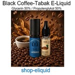 shop-eliquid Black Coffee-Tabak E-Liquid 10-100ml